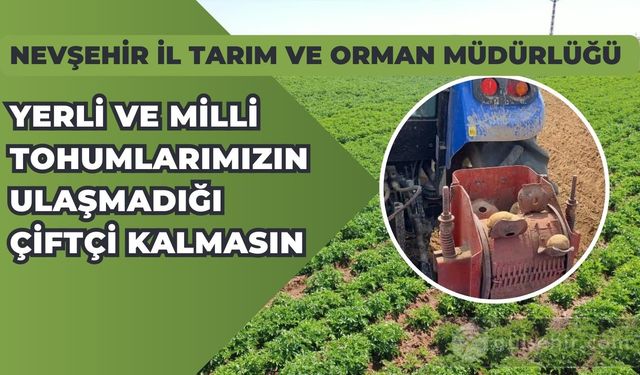 Nevşehir'de Patates Çeşit Demonstrasyonu Yapıldı