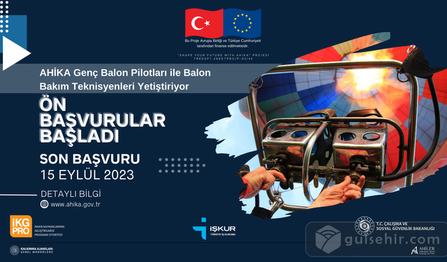  AHİKA Genç Balon Pilotları için başvuru süreci duyuruldu