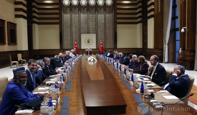 Cumhurbaşkanı Erdoğan, ABD Müslüman Organizasyonları Konseyi Genel Sekreteri'ni Kabul Etti