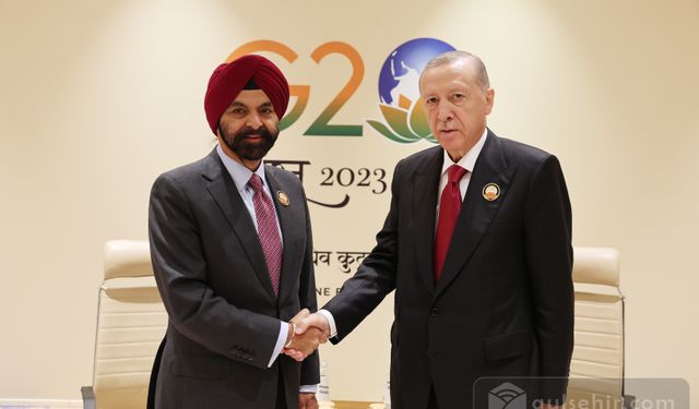 Cumhurbaşkanı Erdoğan, Dünya Bankası Başkanı ile görüştü