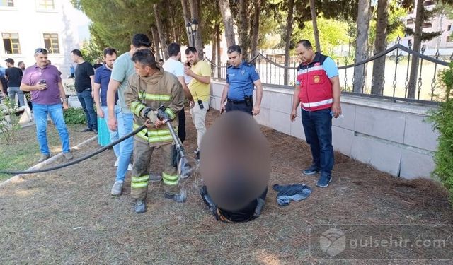 ''Hatay’da İntihar Girişimini Polis Ve İtfaiyeciler Engelledi''