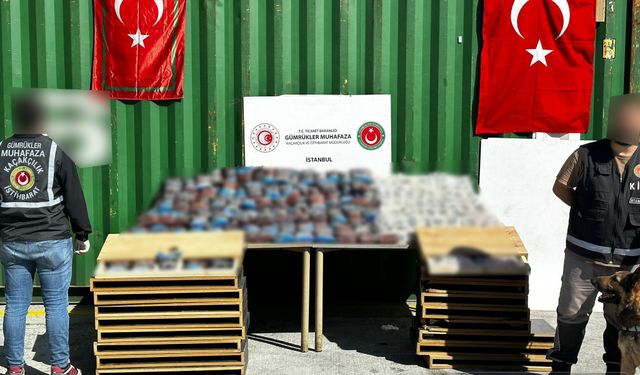 İstanbul’da: ''424 kilogram Uyuşturucu Hap Ele Geçirildi''