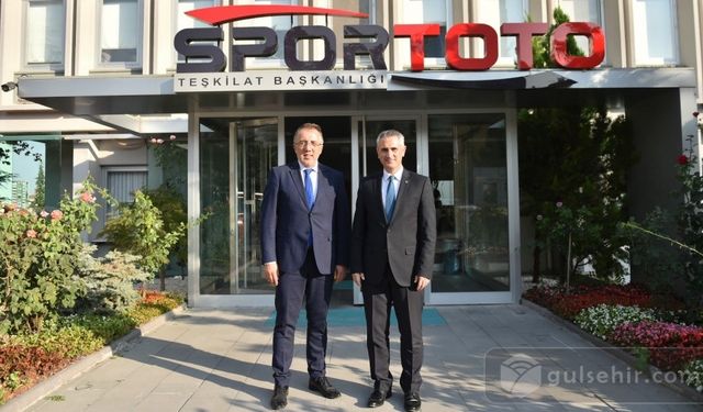 Başkan Savran, Spor Toto Teşkilatı Başkanı Dr. Mehmet Ata Öztürk ile görüştü