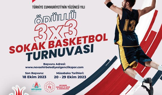 Sokak Basketbolu Turnuvası Başvuruları Başladı