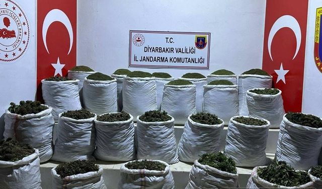 Diyarbakır'da Terörün Finans Kaynaklarına Darbe: '' 783 kilo Esrar Ele Geçirildi''