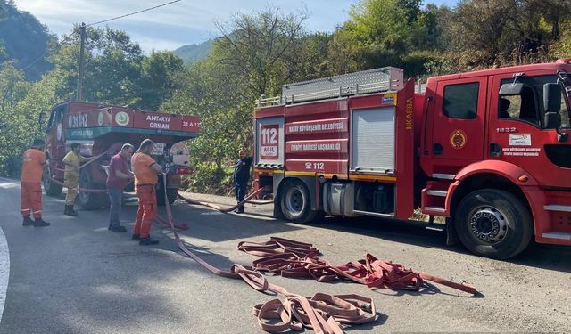 Hassa'da Çıkan Yangın Ekiplerin Müdahalesiyle Söndürüldü