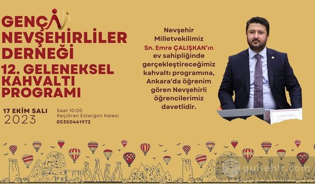 ''Genç Nevşehirliler Derneğinden 12. Geleneksel Kahvaltı Programı ''