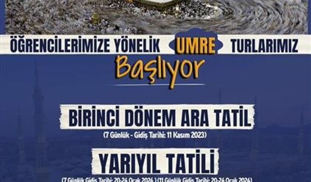 Yarıyıl Tatili İçin Unutulmaz Umre Turlarına Katılın!