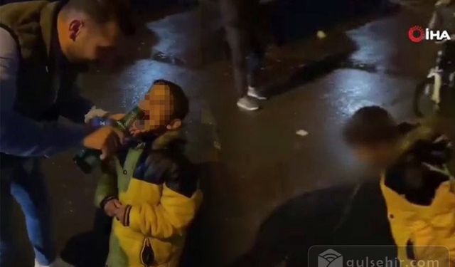 İstanbul’da: ''Sokakta Çocuğa Alkol İçiren Şahıs Tutuklandı''