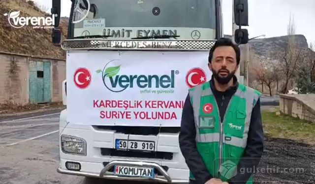 Nevşehir Verenel, Hayırseverlerin Destekleriyle Suriye'ye 1 Tır Patates Yardımında Bulundu