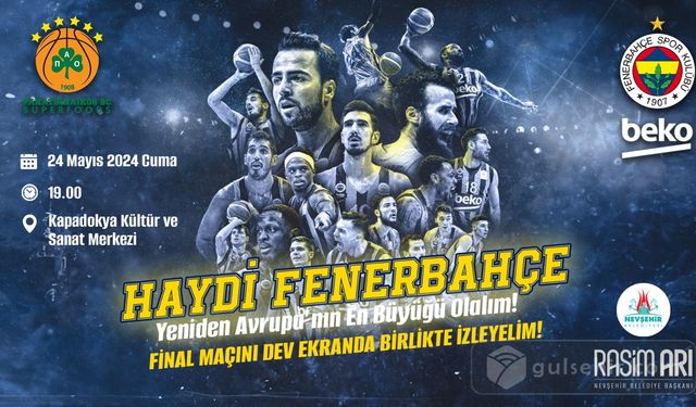 Nevşehir Belediyesi, Final-Four İçin Dev Ekran Kuruyor