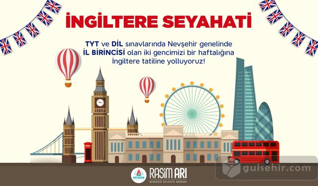 Rasim Arı'dan TYT ve Dil Sınavı Birincilerine İngiltere Tatili Hediyesi!