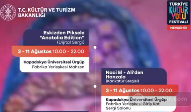 Nevşehir Kültür Yolu Festivali Başlıyor