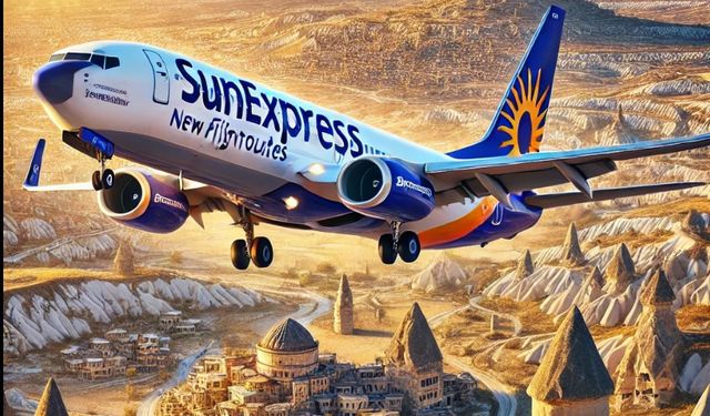 SunExpress’ten İzmir-Nevşehir Arasında İlk Tarifeli Uçuşlar Başlıyor