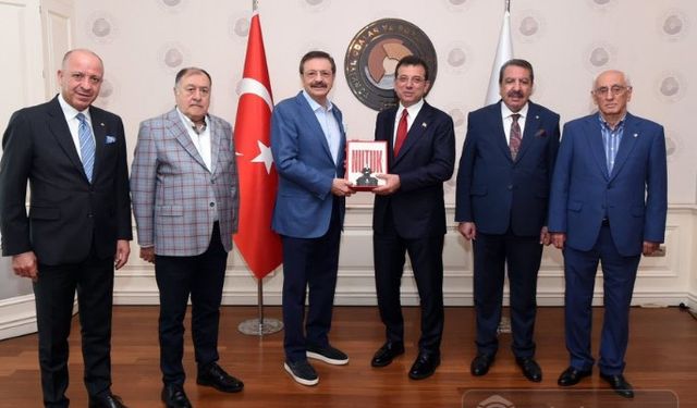 Nevşehir TSO Başkanı Parmaksız, İmamoğlu'nu TOBB'da Ağırladı