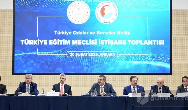 Bakan Tekin, TOBB Türkiye Eğitim Meclisi ile Buluştu