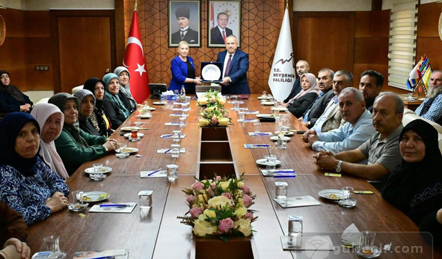 Türkiye Şehit Yakınları ve Gaziler Dayanışma Vakfı’ndan Nevşehir Valisi Ali Fidan’a Anlamlı Ziyaret