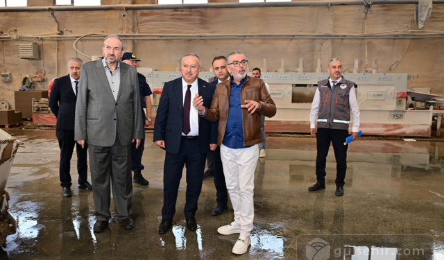 Vali Fidan, Doğalsan Taş İşleme Fabrikasını Ziyaret Etti
