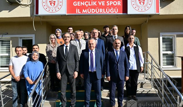Nevşehir Valisi Ali Fidan'dan Yeni Spor Müdürü Mustafa Hakan Keskin'e Hayırlı Olsun Ziyareti