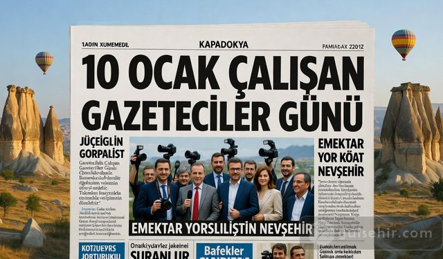 10 Ocak Çalışan Gazeteciler Günü