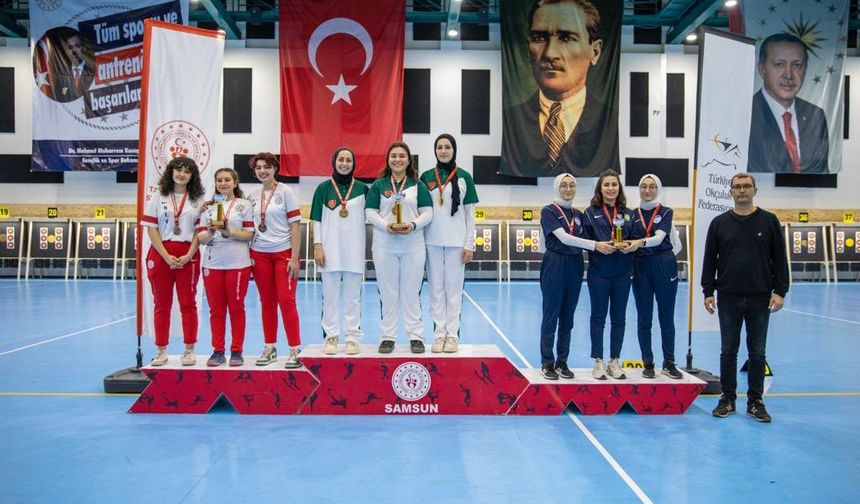 Okçuluk Salon Federasyon Kupası'nda Nevşehirli okçular 2.oldu