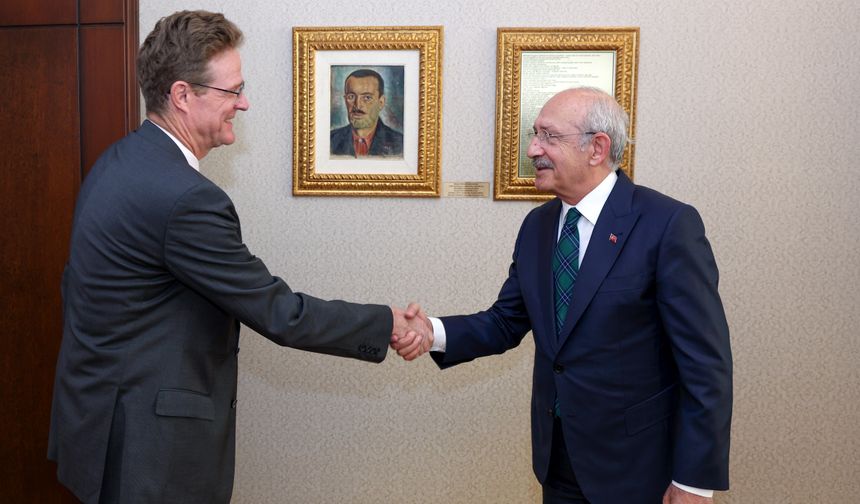 CHP Genel Başkanı Kılıçdaroğlu, AB Türkiye Delegasyonu Başkanı Meyer-Landrut ile görüştü
