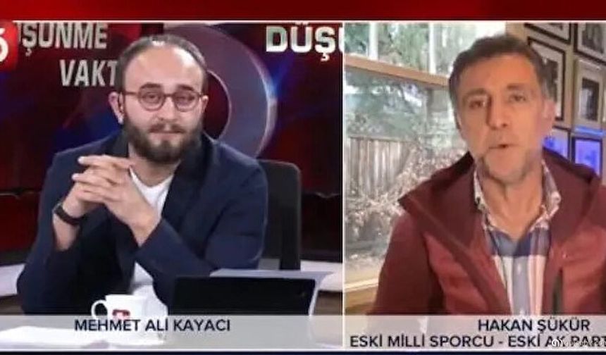Hakan Şükür'ü canlı yayına çıkaran kanaldan TRT'ye manidar gönderme!