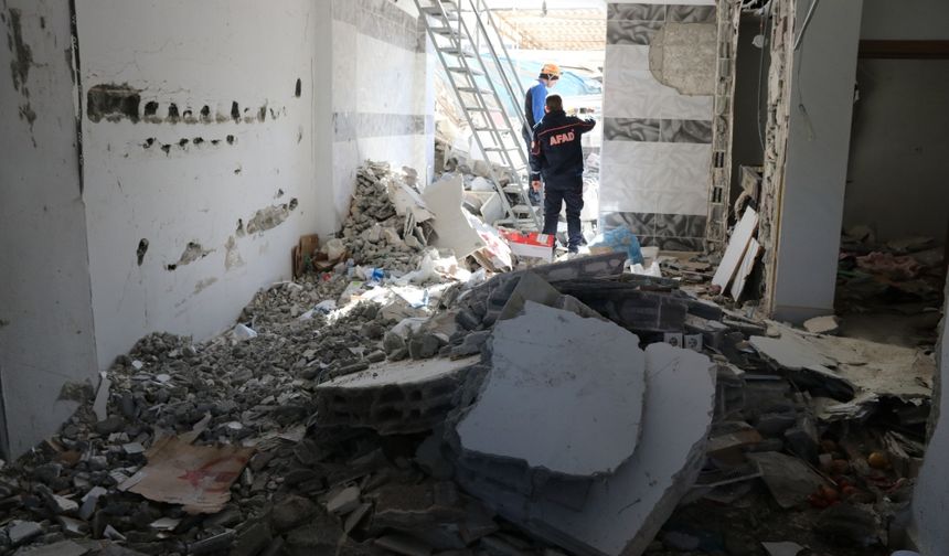 Şanlıurfa'da apartmanın zemin katında meydana gelen patlamada 6 kişi yaralandı