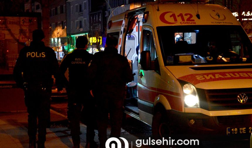 Çorum'da özel güvenlik görevlisine bıçaklı saldırı
