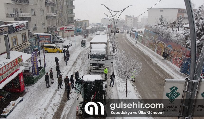 Şırnak'tan kar yağışı kötü etkilerini gösterdi