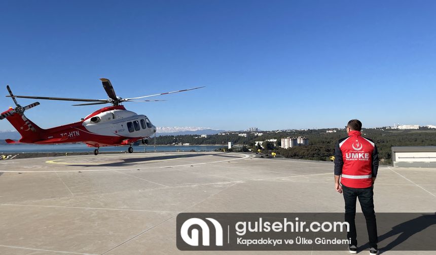 Adana Şehir Hastanesine yaralılar helikopter ile götürüldü