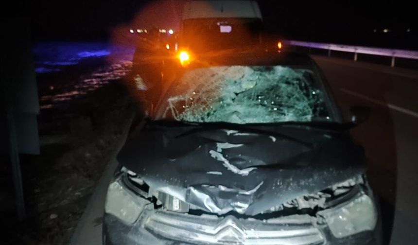 Karaman'da bir otomobilin çarptığı yaya yaşamını yitirdi