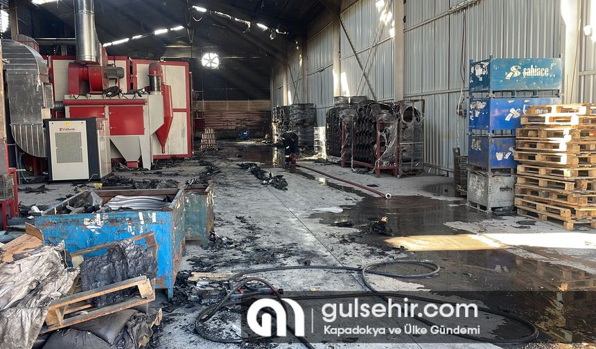 Bursa'da imalathanede çıkan yangın hasara neden oldu