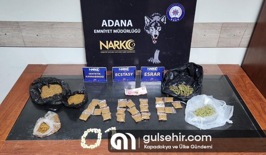 Adana'da uyuşturucu operasyonu: 4 zanlı tutuklandı