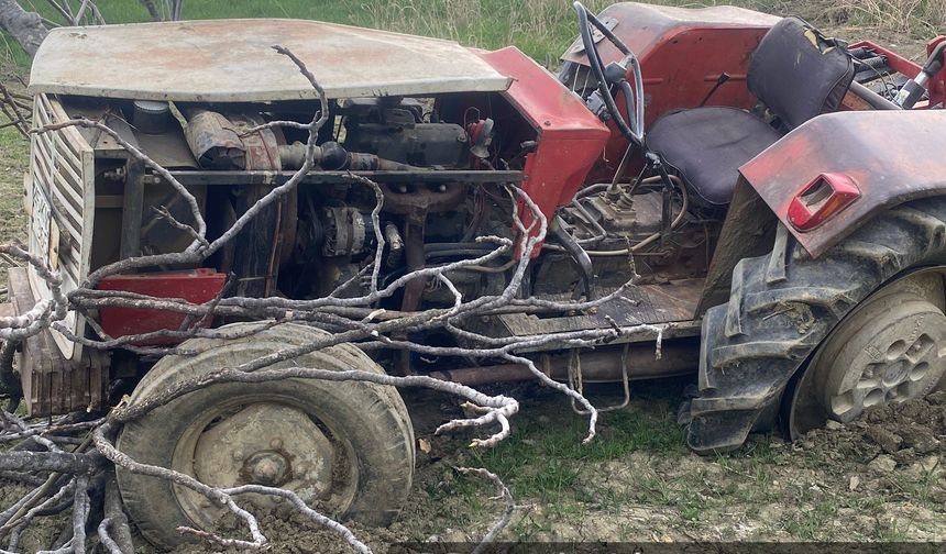 Samsun'da Traktör Kazası