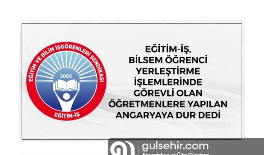 Nevşehir Eğitim-iş baskılara dur dedi!