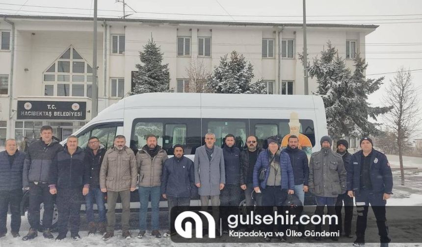 Hacıbektaş'tan 13 personel deprem bölgesine gitti