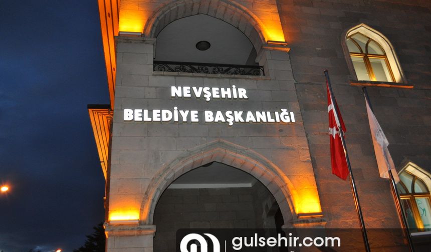 Nevşehir Belediye meclisi 3 Nisan'da toplantı yapacak