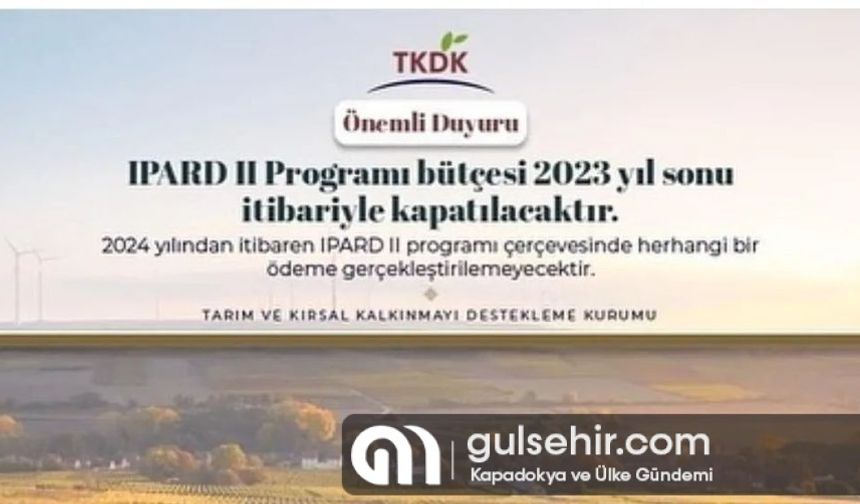Tarımsal Kalkınmayı Destekleme Kurumundan uyarı