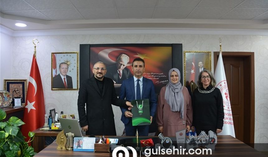 Yeşilay Nevşehir Şube Başkanı Özdemir'i ziyaret etti