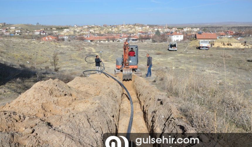 Gülşehir'de su işleri ekipleri yoğun şekilde çalışıyor