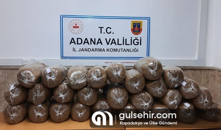 Adana'da 1 tona yakın tütün ele geçirildi