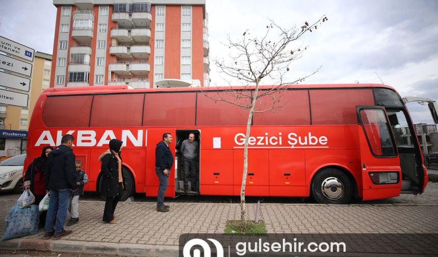 Kahramanmaraş'ta bankalar "gezici şube" hizmeti veriyor