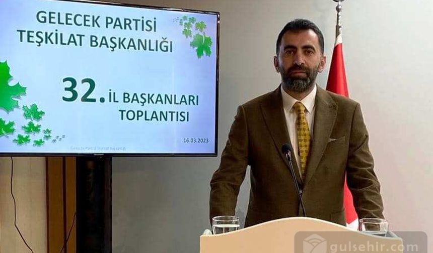 Gelecek Partisi Nevşehir Başkanı Yazıcıoğlu'nu andı