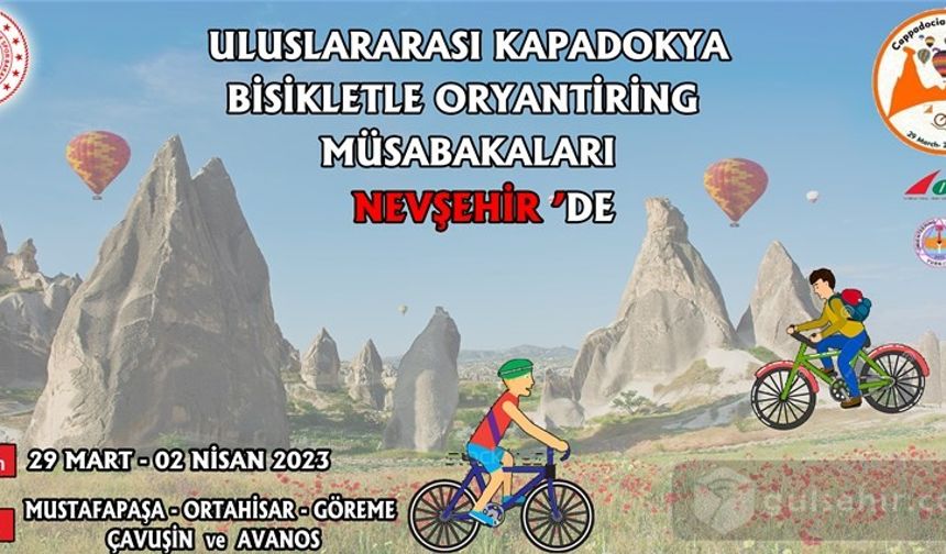 Kapadokya'da oryantiring yarışları düzenlenecek