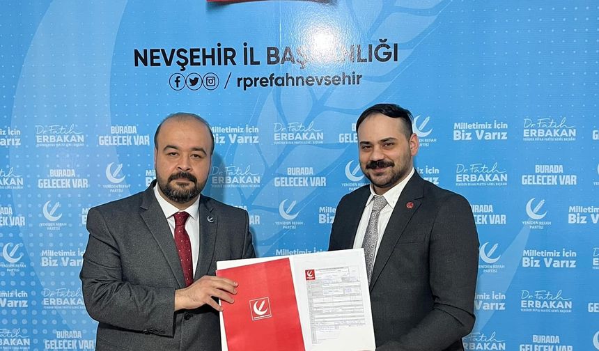 Nevşehir'de YRP A. Adayları başvurularını yapıyor