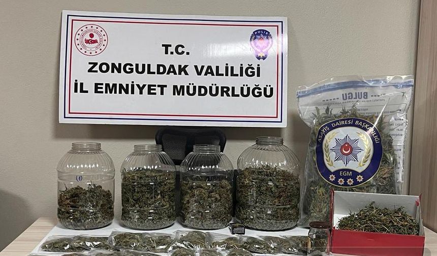 Zonguldak'ta uyuşturucu tacirleri yakalandı