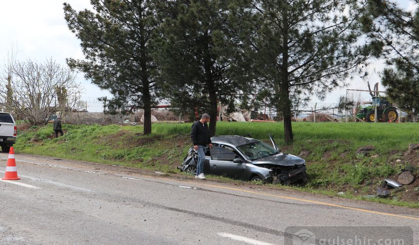 Diyarbakır'da yoldan çıkan araçta 4 kişi yaralandı