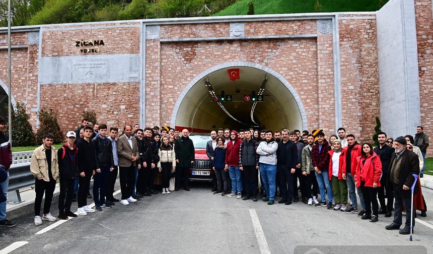 Trabzon'da Yeni Zigana Tüneli yarın açılıyor [VİDEO]