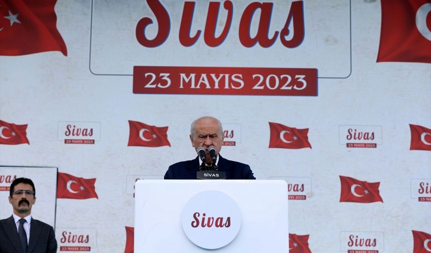 Bahçeli, Sivas'ta konuştu noktalı siyaset olmaz